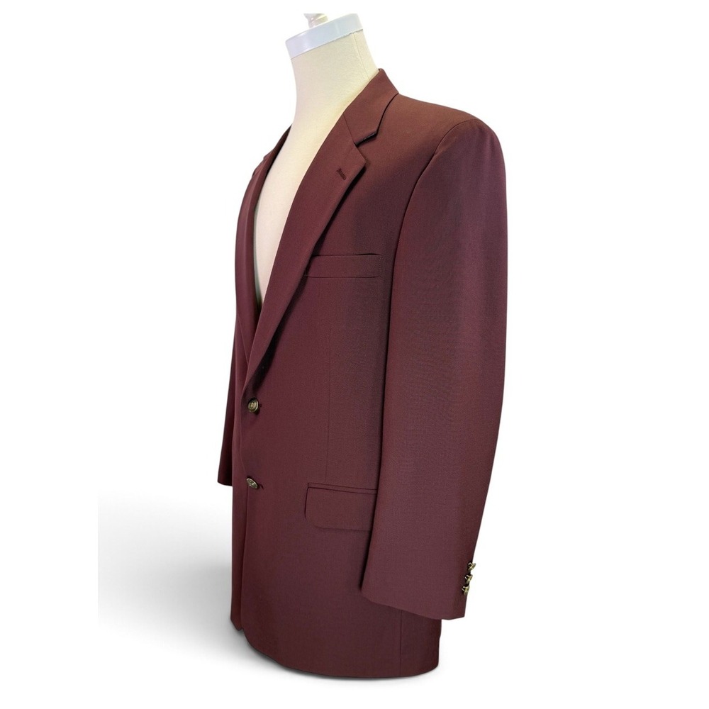 Texas A&M Maroon Men’s Logo Lining Single-Breasted Two-Button Blazer Size XL